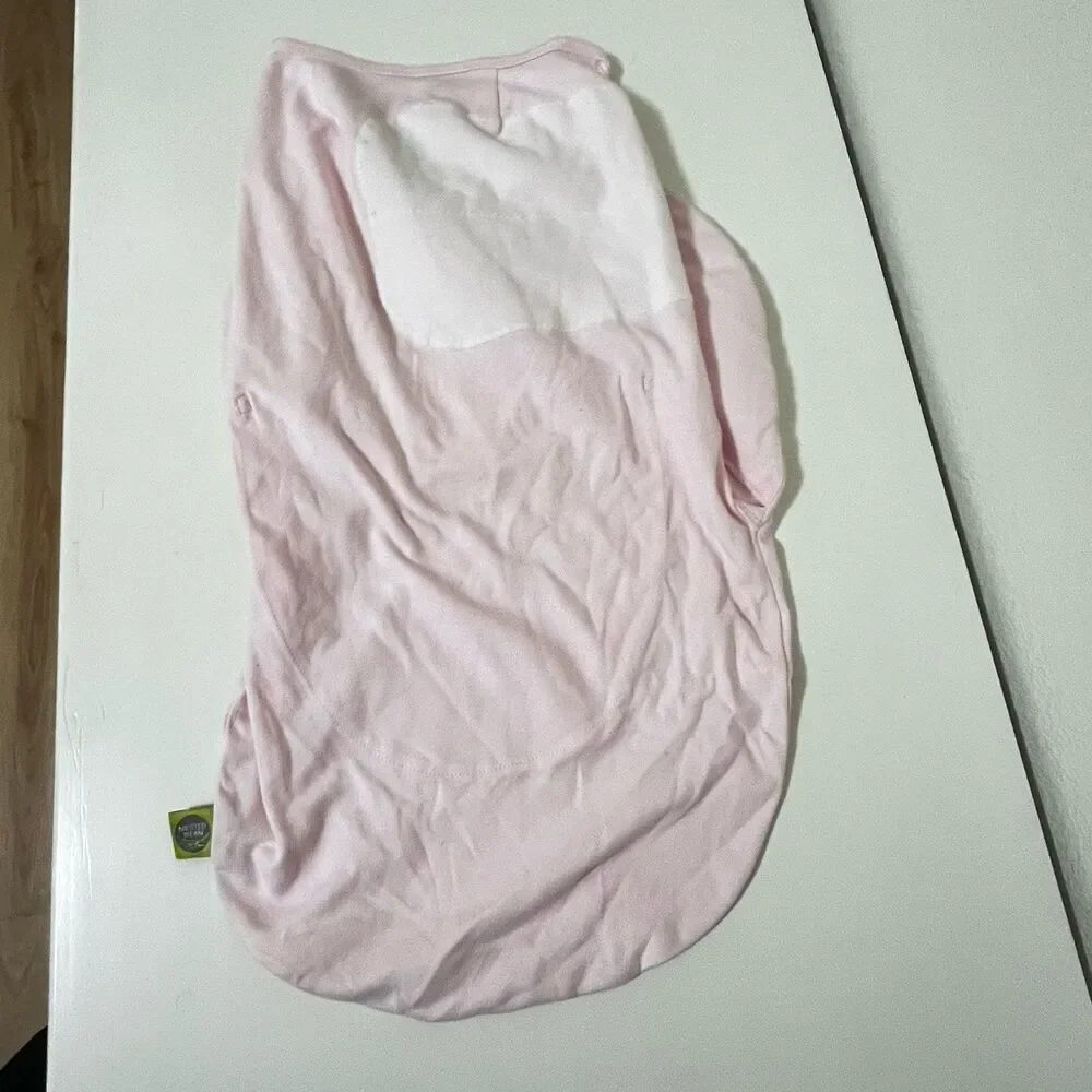 Nested Bean Zen Swaddle Classic Soft Pink Cotton Size 0-6 Months 7-18 lbs